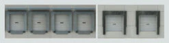 Walthers Cornerstone 933-4070 HO Scale Modern Truck And Railroad Warehouse Dock Roll Up Doors -Lionel Store 933 4070 walthers cornerstone modern truck railroad docks rollup doors 2