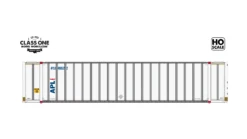 Class One Model Works HO Scale Hyundai 48' Container American President Lines APLU 492689/493227 2Pk