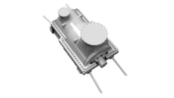 Class One Model Works ZZ03003 HO Scale Large Pump Load For Heavy Duty Flatcar -Lionel Store class one model works zz03003 ho scale large pump load for heavy duty flatcar 4