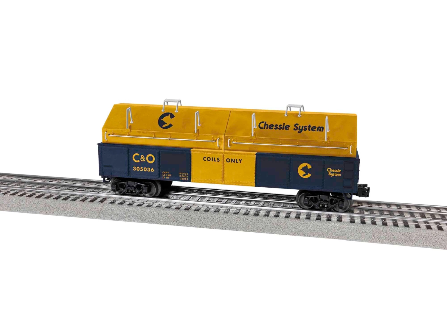 Lionel 2043143 O Gauge Gondola Chessie System 305036 3 Lionel 2043143 O Gauge Gondola Chessie System 305036