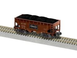 Lionel 2119272 S Gauge American Flyer 2 Bay Open Hopper Frisco SLSF 91645