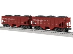 Lionel 2226940 O Scale GLa 2 Bay Open Coal Hopper Pennsylvania Lines 2 Pack BTO
