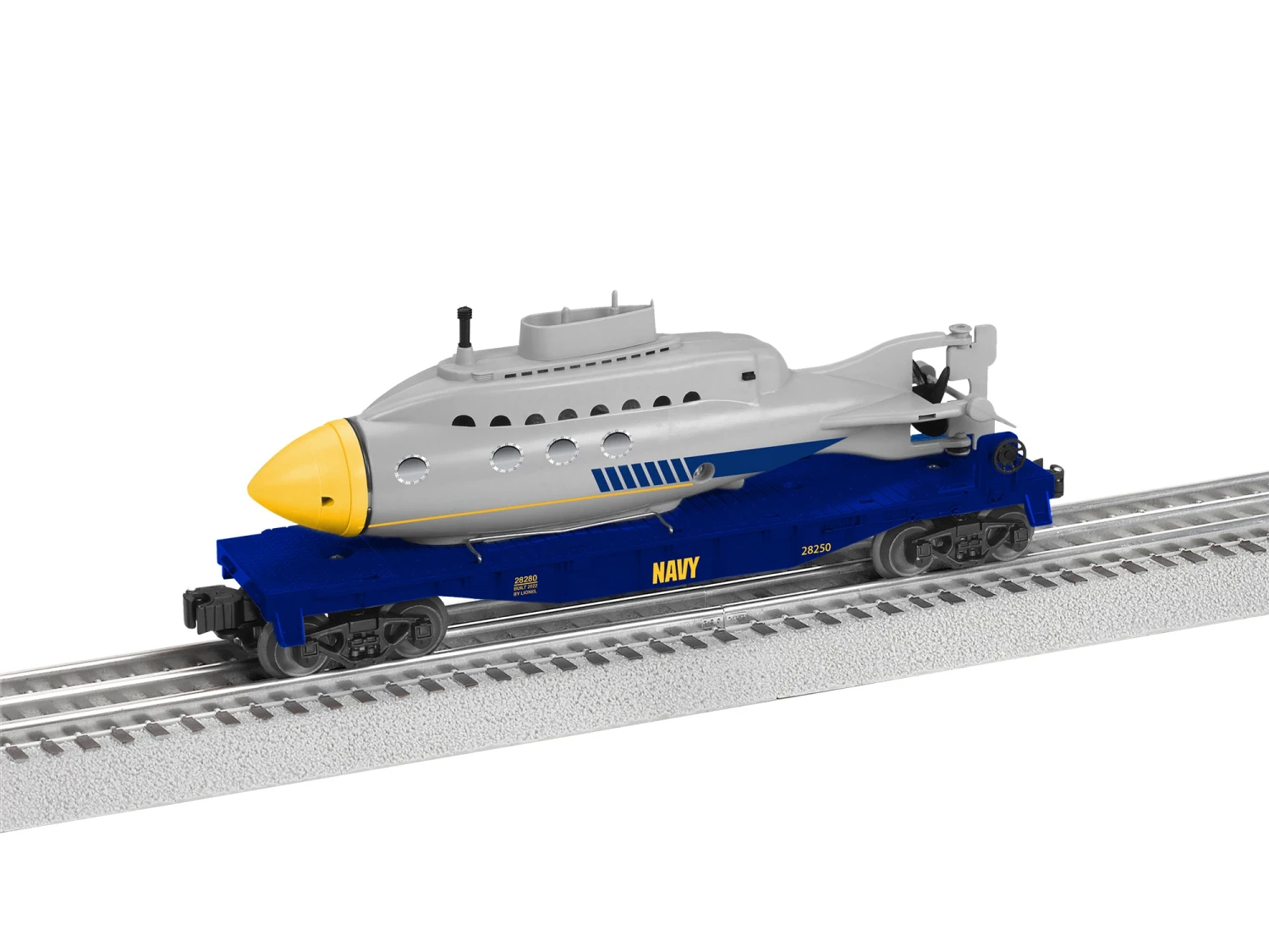 Lionel 2228250 O Gauge Navy Submarine Flatcar 3 Lionel 2228250 O Gauge Navy Submarine Flatcar