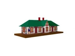 Lionel 2229080 O Gauge Passenger Station With LED Lighted Interior