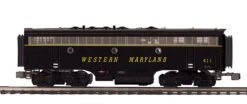 MTH Premier 20-21804-3 O Scale EMD F7A Diesel Western Maryland WM 411 (Non-Powered)