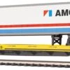 MTH Premier 20-95644 O Scale Chesapeake & Ohio C&O Flatcar With AMC Trailer -Lionel Store mth 20 95644 o scale premier chesapeake ohio c o flatcar with amc trailer