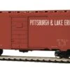 MTH 85-74073 HO Scale 40' PS-1 Boxcar P&LE 30163 - NOS -Lionel Store mth 85 74073 ho scale 40 ps 1 boxcar p le 30163 nos