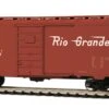 MTH 85-74128 HO Scale 40' PS-1 Boxcar Rio Grande D&RGW 50183 - NOS -Lionel Store mth 85 74128 ho scale 40 ps 1 boxcar rio grande d rgw 50183 nos