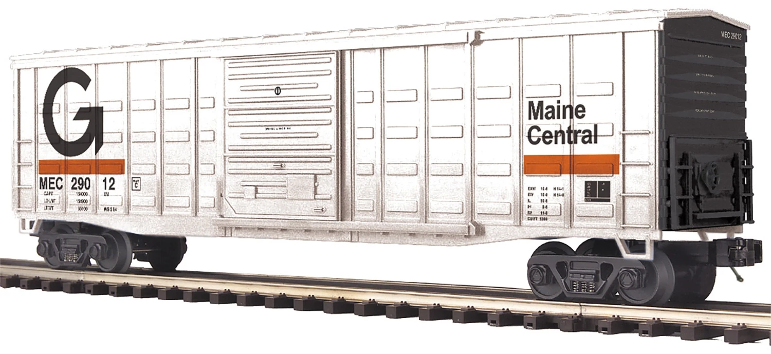 MTH Premier 20-93985 O Scale 50' Waffle Boxcar Guilford Maine Central MEC 3 MTH Premier 20-93985 O Scale 50' Waffle Boxcar Guilford Maine Central MEC