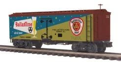 MTH Premier 20-94656 O Scale 36' Wood Reefer Ballantine Beer PBBX