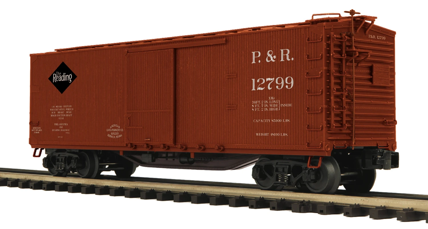 MTH Premier 20-99326 O Scale 40' USRA Double Sheathed Boxcar Philadelphia & Reading P&R 3 MTH Premier 20-99326 O Scale 40' USRA Double Sheathed Boxcar Philadelphia & Reading P&R