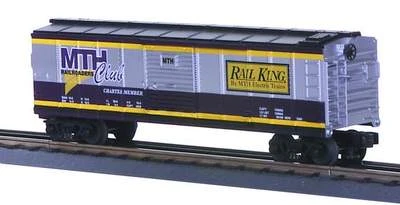 MTH RailKing 30-7423 O Gauge Boxcar MTH Club Charter Member - NOS 3 MTH RailKing 30-7423 O Gauge Boxcar MTH Club Charter Member - NOS