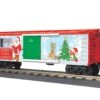 MTH Railking 30-74965 O Gauge Operating Christmas Boxcar With Power Meter -Lionel Store mth railking 30 74965 o gauge operating christmas boxcar with power meter