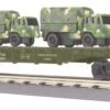 MTH RailKing 30-76042 O Guage Flatcar Wth US ARMY Troop Carriers - NOS -Lionel Store mth railking 30 76042 o guage flatcar wth us army troop carriers nos