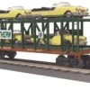 MTH Railking 30-76140 O Gauge Southern Auto Carrier Flatcar With 4 1955 Pontiac Starchiefs - NOS