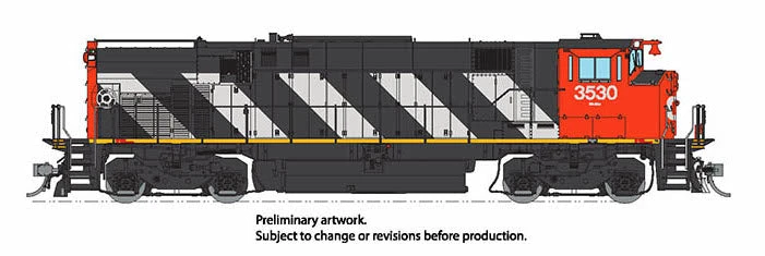 Rapido 033018 HO Scale MLW M420 MR-20b Diesel Canadian National Stripes CN 3572 3 Rapido 033018 HO Scale MLW M420 MR-20b Diesel Canadian National Stripes CN 3572