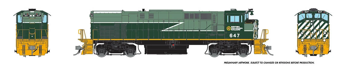 Rapido 033031 HO Scale MLW M420 Diesel British Columbia "Lightning" BCR 643 4 Rapido 033031 HO Scale MLW M420 Diesel British Columbia "Lightning" BCR 643 - Image 2