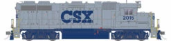 Rapido 038010 HO Scale EMD GP38 Diesel CSX Grey 2039
