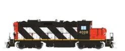 Rapido 041004 HO Scale GP9rm Canadian National "Stripes" CN 4028