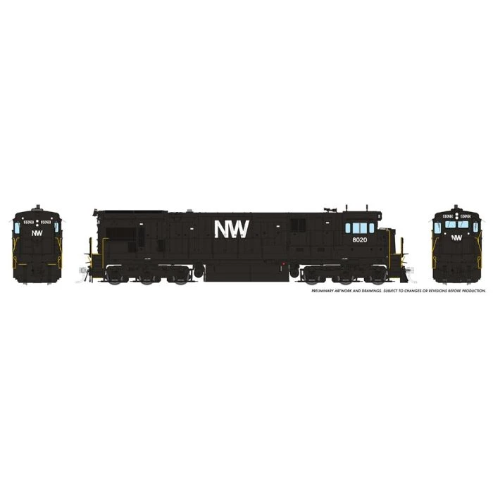 Rapido 042523 HO Scale GE C30-7 Norfolk Western NW 8059 With DCC And Sound 4 Rapido 042523 HO Scale GE C30-7 Norfolk Western NW 8059 With DCC And Sound - Image 2