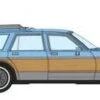 Rapido 800005 HO Scale 1980's Chevrolet Caprice Station Wagon: Baby Blue Woodie 2 Rapido 800005 HO Scale 1980's Chevrolet Caprice Station Wagon: Baby Blue Woodie -Lionel Store rapido 800005 ho scale 1980s chevrolet caprice station wagon baby blue woodie