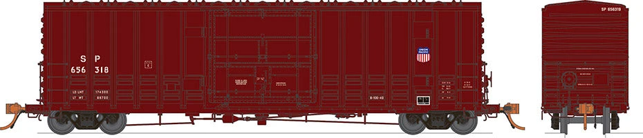 Rapido Trains 137008A HO Scale B-100-40 Boxcar "UP Shield" Southern Pacific SP Single 4 Rapido Trains 137008A HO Scale B-100-40 Boxcar "UP Shield" Southern Pacific SP Single - Image 2