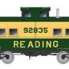 Rapido Trains 144021 HO Scale Northeastern Style Steel Caboose Reading Yellow & Green RDG 92902 -Lionel Store rapido trains 144021 ho scale northeastern style steel caboose reading yellow green rdg 92902