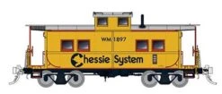 Rapido Trains 144030 HO Scale Northeastern Style Steel Caboose Chessie System WM 1901