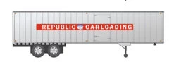Rapido Trains 403032 HO Scale 40' Fruehauf Exterior-Post Van Trailer Republic Carloading
