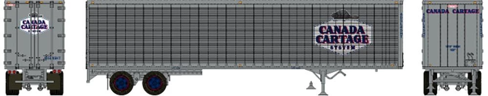 Rapido Trains 403106 HO Scale 45' Trailmobile Dry Van Trailer W/ Side Door Canada Cartage 405L45HT 4 Rapido Trains 403106 HO Scale 45' Trailmobile Dry Van Trailer W/ Side Door Canada Cartage 405L45HT - Image 2