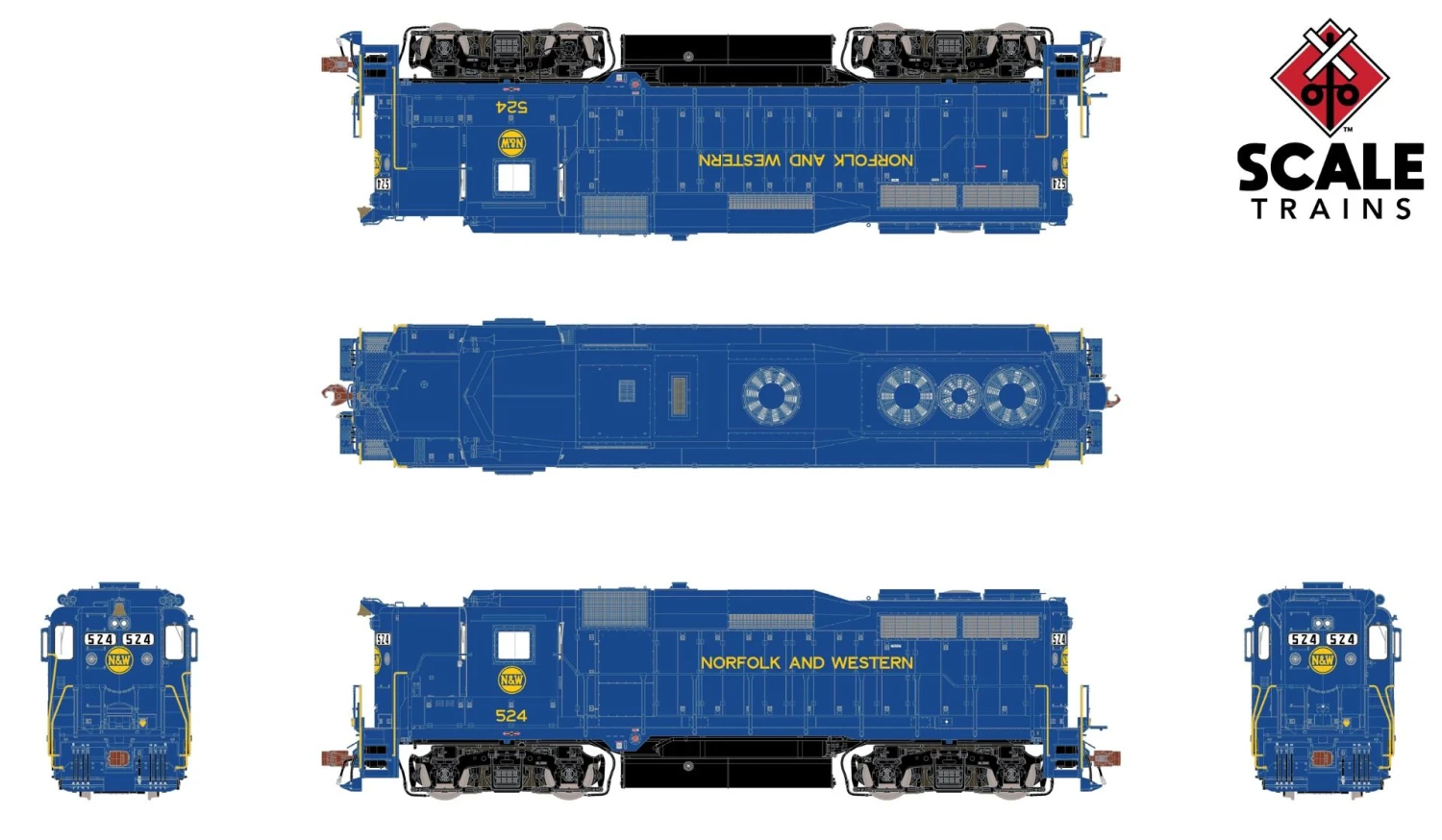 ScaleTrains Rivet 33386 HO Scale EMD GP30 Norfolk & Western N&W 555 DCC LokSound 4 ScaleTrains Rivet 33386 HO Scale EMD GP30 Norfolk & Western N&W 555 DCC LokSound - Image 2