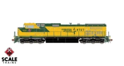 ScaleTrains 33475 Rivet Counter HO Scale GE Dash 9 (C44-9W) Chicago NorthWestern "OLS" CN&W 8727