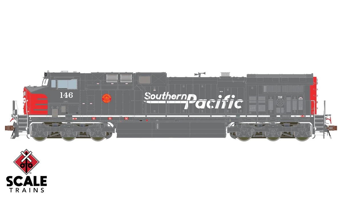 ScaleTrains 38480 HO Scale GE AC4400CW Diesel Southern Pacific SP 146 4 ScaleTrains 38480 HO Scale GE AC4400CW Diesel Southern Pacific SP 146 - Image 2