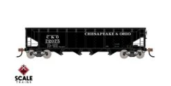 ScaleTrains Kit Classics 1208 70 Ton 4 Bay Open Hopper Chesapeake & Ohio C&O 72736