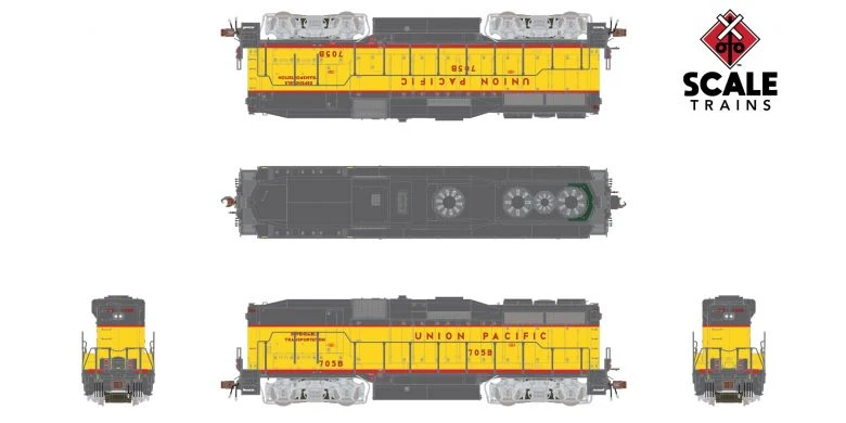 ScaleTrains Rivet 33414 HO Scale EMD GP30B Union Pacific "Freight/Dependable" UP 705B DCC LokSound 4 ScaleTrains Rivet 33414 HO Scale EMD GP30B Union Pacific "Freight/Dependable" UP 705B DCC LokSound - Image 2