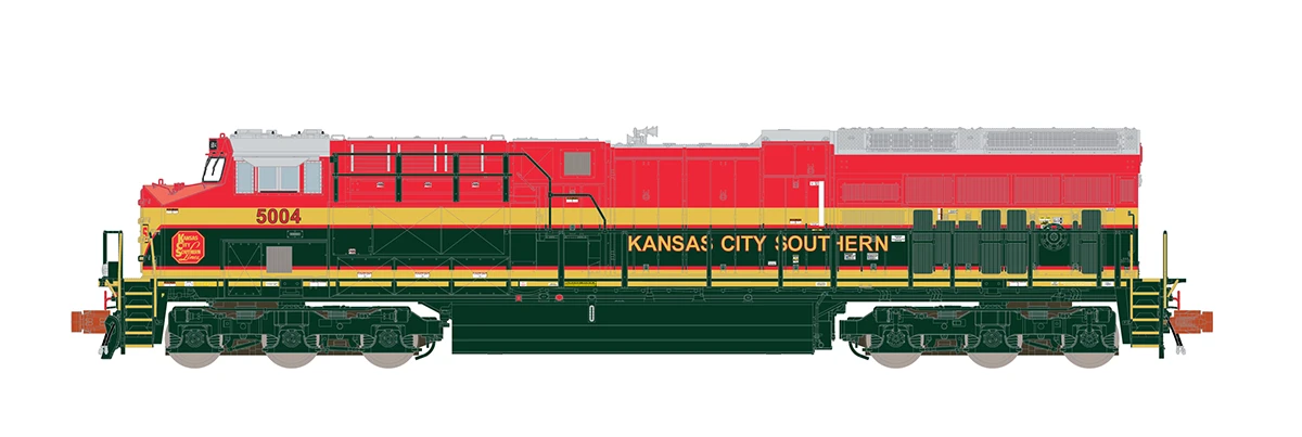 ScaleTrains Rivet 33656 N Scale GE ET44 Tier 4 Diesel "Southern Belle" KCS 5021 DCC & Sound 4 ScaleTrains Rivet 33656 N Scale GE ET44 Tier 4 Diesel "Southern Belle" KCS 5021 DCC & Sound - Image 2