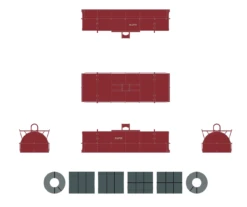 ScaleTrains Rivet 38408 HO Scale Thrall 48' Coil Steel Car CTRN 500017 9 ScaleTrains Rivet 38408 HO Scale Thrall 48' Coil Steel Car CTRN 500017 -Lionel Store scaletrains rivet 38408 ho scale thrall 48 coil steel car ctrn 500017 3
