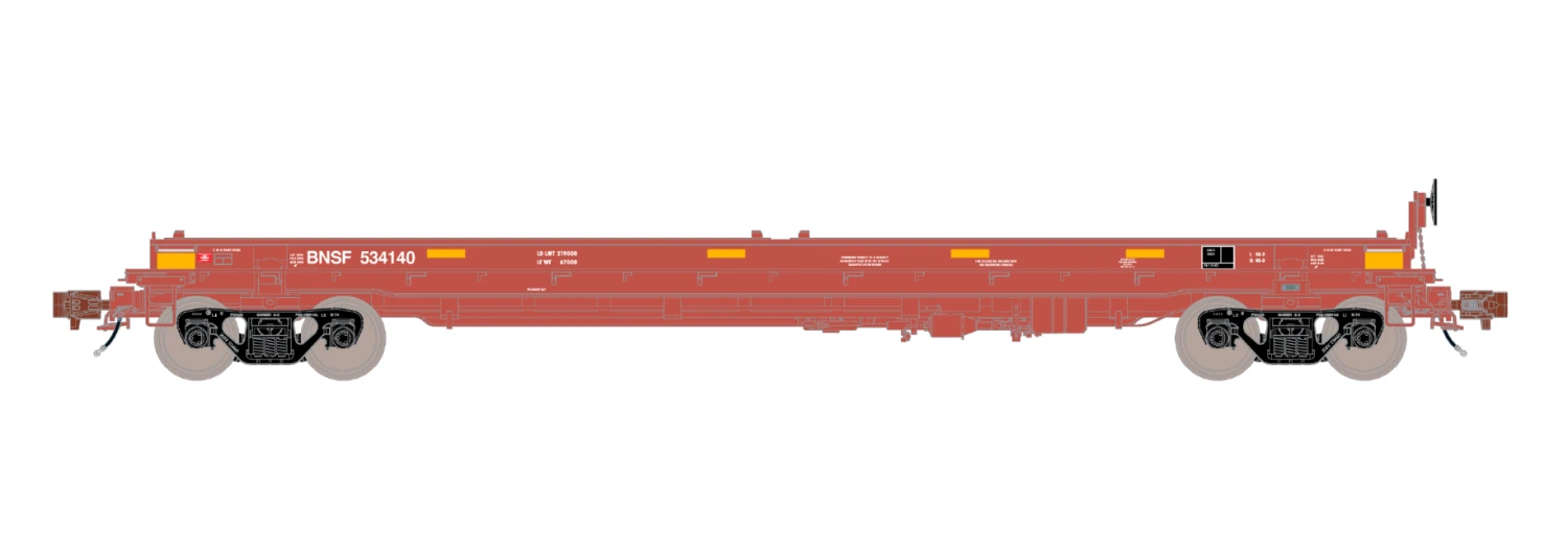 ScaleTrains Rivet 38506 HO Scale Thrall 48' Coil Steel Car BNSF "Mixed" 534140 4 ScaleTrains Rivet 38506 HO Scale Thrall 48' Coil Steel Car BNSF "Mixed" 534140 - Image 2