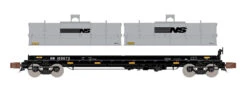 ScaleTrains Rivet 38509 HO Scale Thrall 48' Coil Steel Car "Mismatched" Norfolk Southern NS 169672