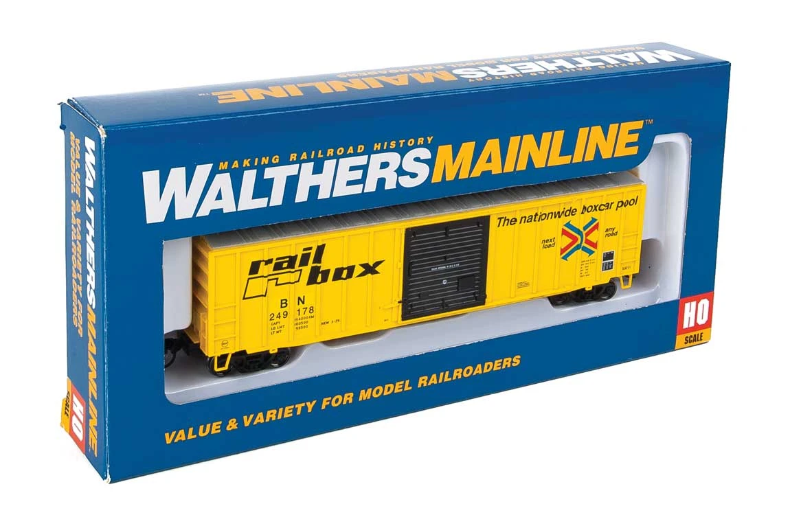 Walthers 910-1826 HO 50' ACF Boxcar Ex-Railbox Burlington Northern Patch BN 249178 4 Walthers 910-1826 HO 50' ACF Boxcar Ex-Railbox Burlington Northern Patch BN 249178 - Image 2
