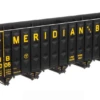Walthers 910-6763 HO Scale Greenville 7,000 Cu Ft Woodchip Hopper Meridian & Bigbee MB 2014