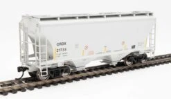 Walthers 910-7573 HO 39' Trinity 3281 2 Bay Covered Hopper CRDX 21755