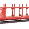 Walthers 910-8001 HO Scale Bi- Level Open Auto Carrier Santa Fe ATSF 88707