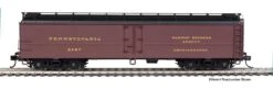 Walthers 920-17225 HO Scale Pennsylvania RR Class R50b Express Reefer (Postwar Tuscan/Gold) PRR 2565