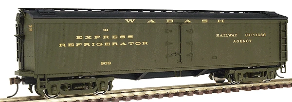 Walthers 932-5476 HO Scale GACX Wood Reefer (Pedestal Trucks) Wabash 969 - NOS 3 Walthers 932-5476 HO Scale GACX Wood Reefer (Pedestal Trucks) Wabash 969 - NOS