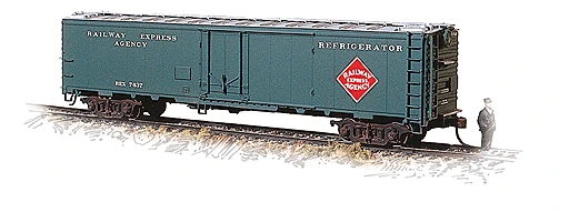 Walthers 932-6241 HO Scale 40' Steel Reefer Railway Express Agency REX - NOS 3 Walthers 932-6241 HO Scale 40' Steel Reefer Railway Express Agency REX - NOS