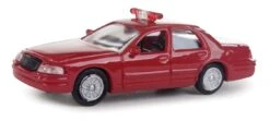 Walthers 949-12020 HO Scale 1:87 Red Ford Crown Victoria Police Interceptor With Fire Command Decals