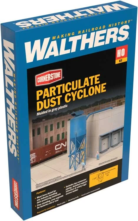 Walthers Cornerstone 933-4087 HO Scale Particulate Dust Cyclone Kit 4 Walthers Cornerstone 933-4087 HO Scale Particulate Dust Cyclone Kit - Image 2