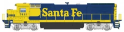 Walthers Mainline 910-19568 HO GE Dash 8-40B Diesel Santa Fe ATSF 7449 DCC & Sound