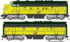 Walthers Mainline 910-19969 HO Scale EMD F7A-B Diesel Set CNW 402/411 DCC Sound